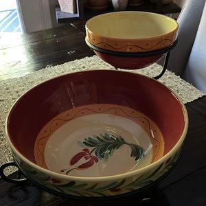 Gail Pittman Chip and Dip set